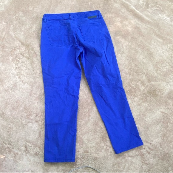 Calvin Klein Royal Blue Skinny Crop Pants 8 Medium - Picture 4 of 6